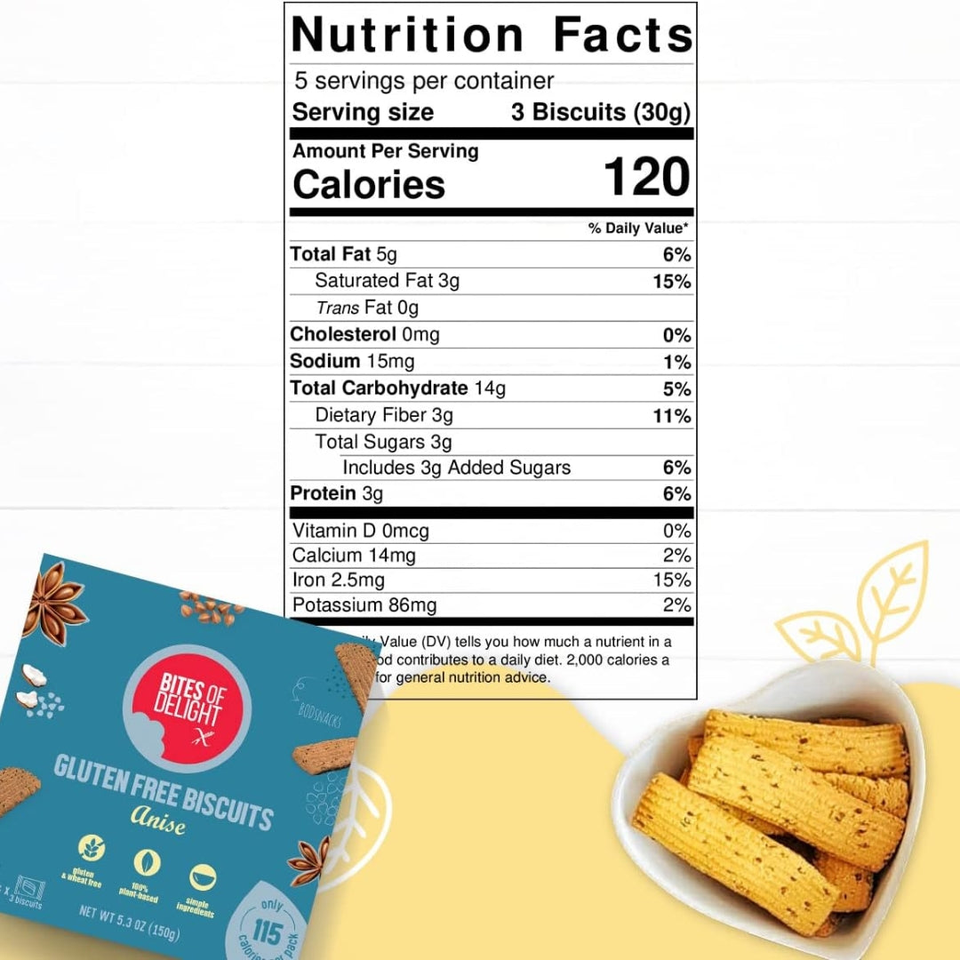 Bites Of Delight Gluten Free Anise Biscuits