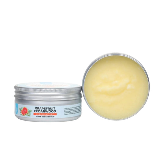 Cedarmount Aromatics Grapefruit Cedarwood Anfeh Sea Salt Circulatory Scrub