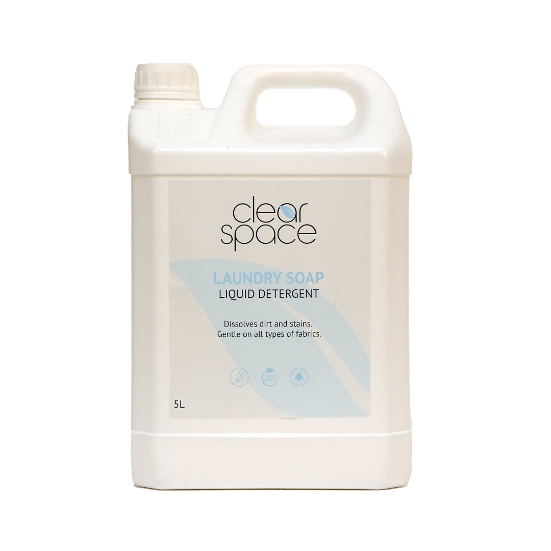 Clear Space Laundry Soap Gallon