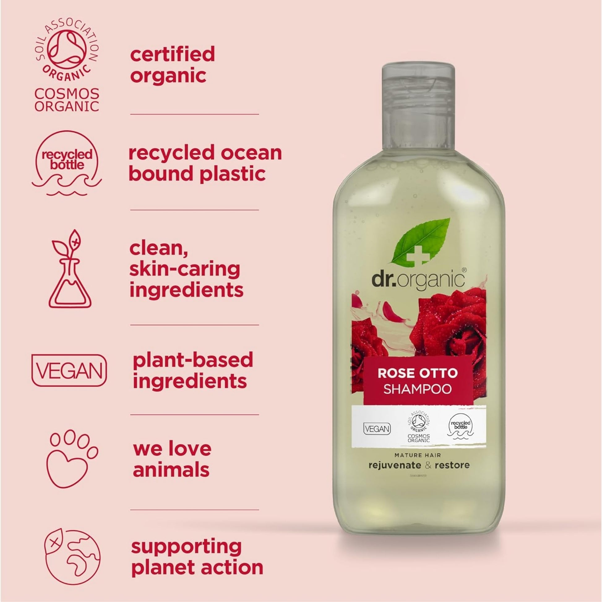 Dr. Organic® Rose Otto Shampoo