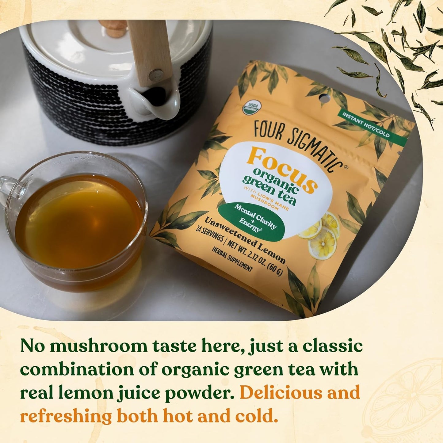 Focus Instant Organic Green Tea
