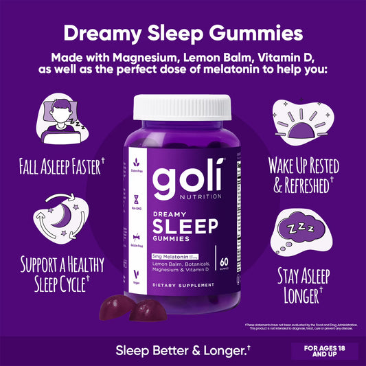 Goli® Dreamy Sleep Gummies Benefits