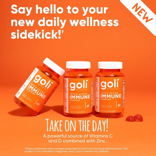 Goli® Triple Action Immune Gummies
