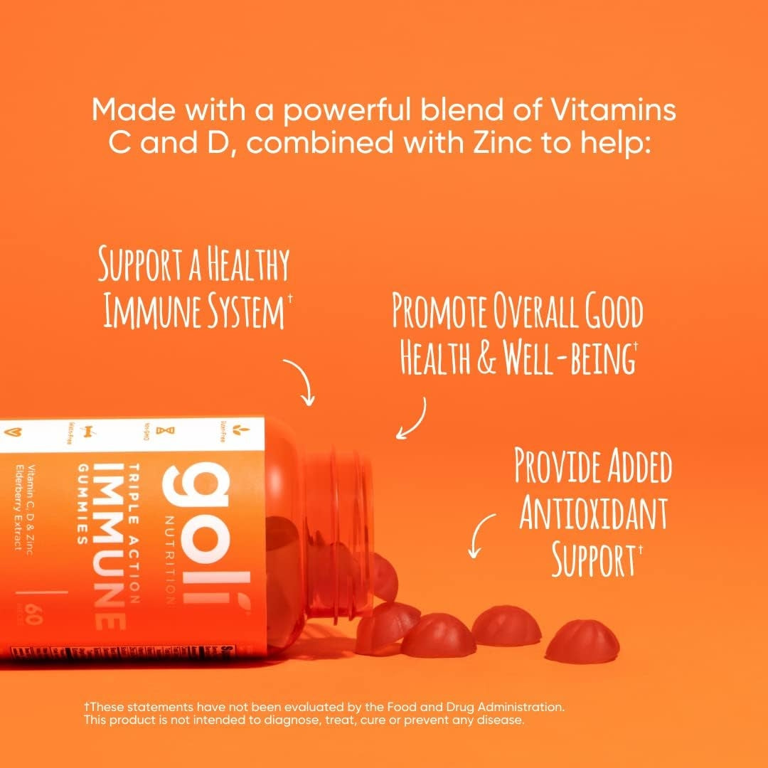 Goli® Triple Action Immune Gummies