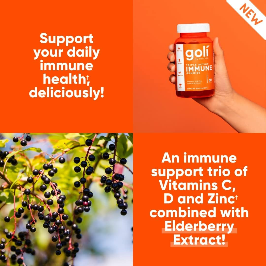 Goli® Triple Action Immune Gummies