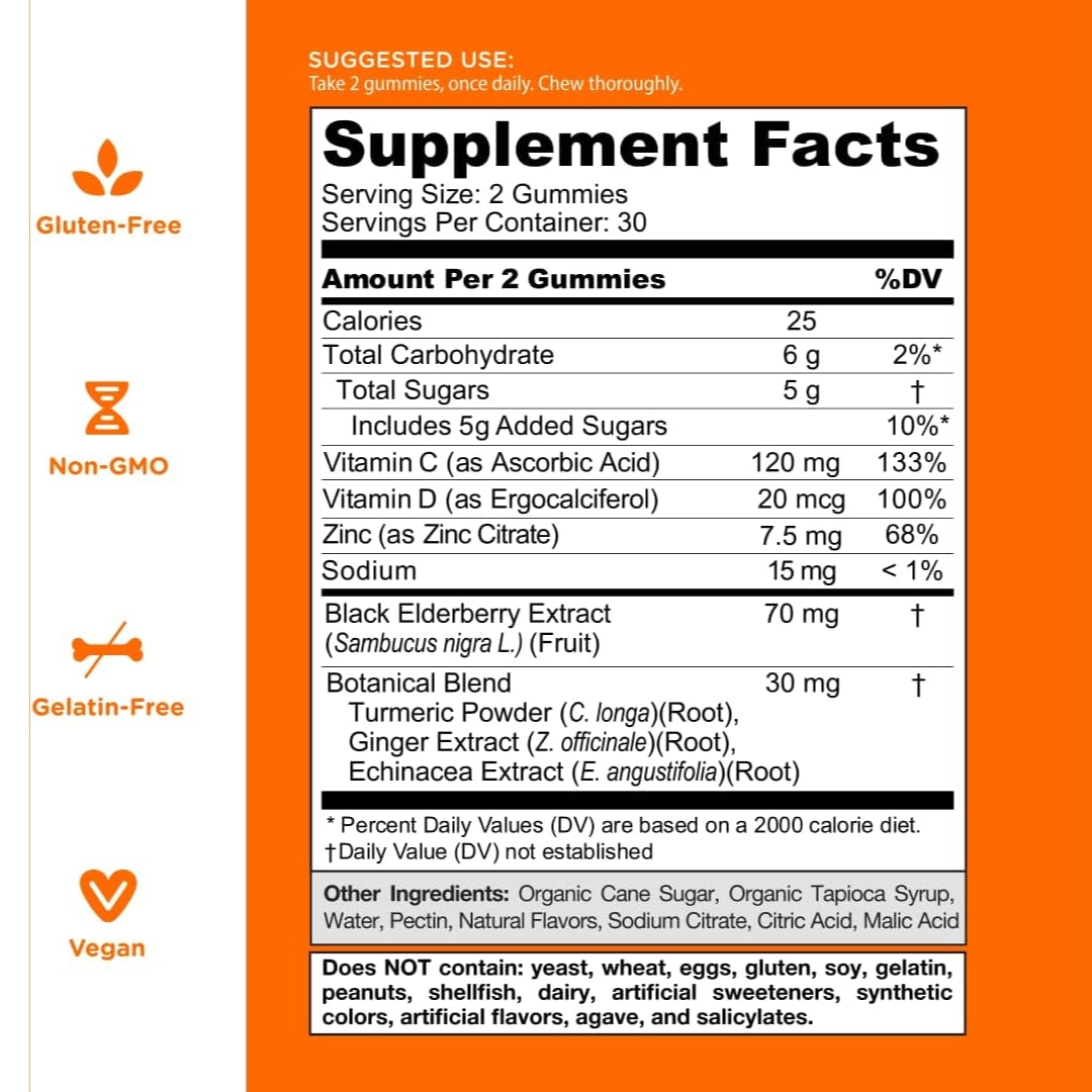 Goli® Triple Action Immune Gummies