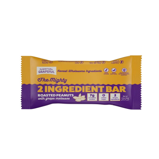 Grapeful The Mighty 2 Ingredient Bar Roasted Peanuts