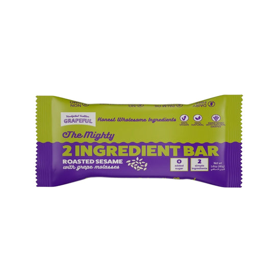 Grapeful The Mighty 2 Ingredient Bar Roasted Sesame
