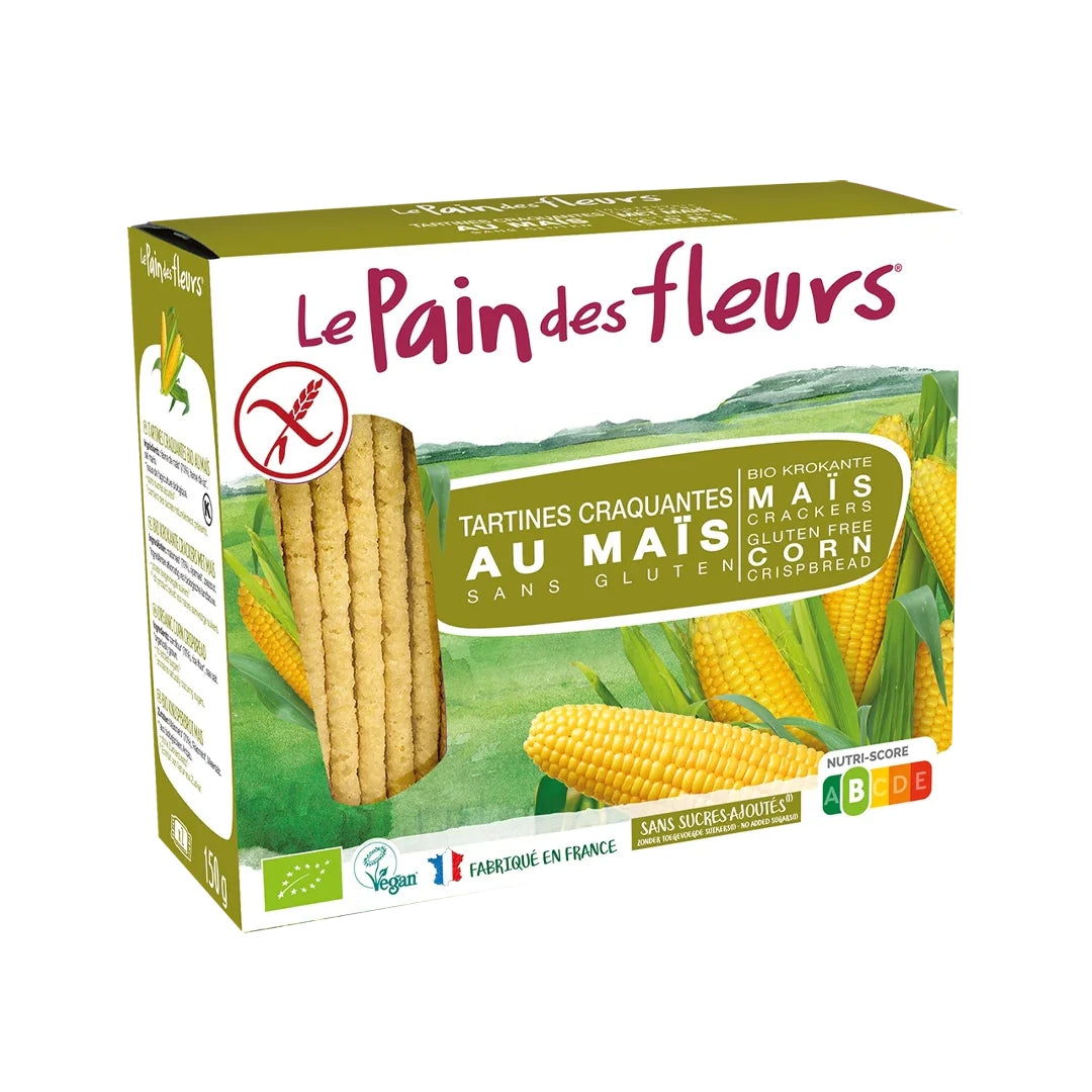 Le Pain Des Fleurs® Organic Gluten Free Corn Crispbread
