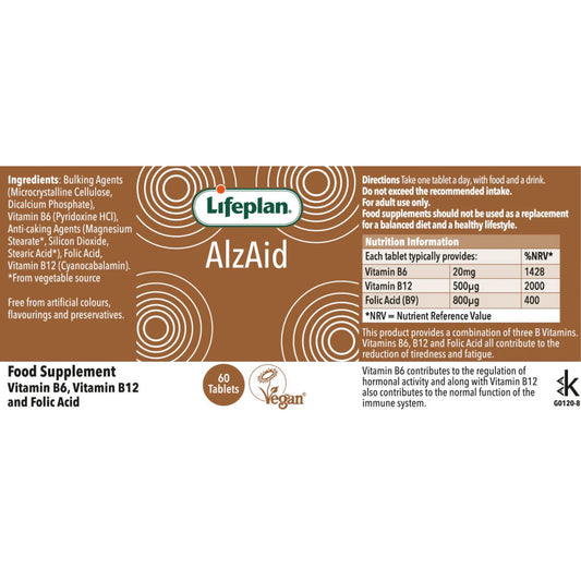 Lifeplan® AlzAid Label