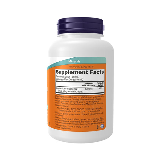 NOW® Foods Magnesium Citrate 200mg