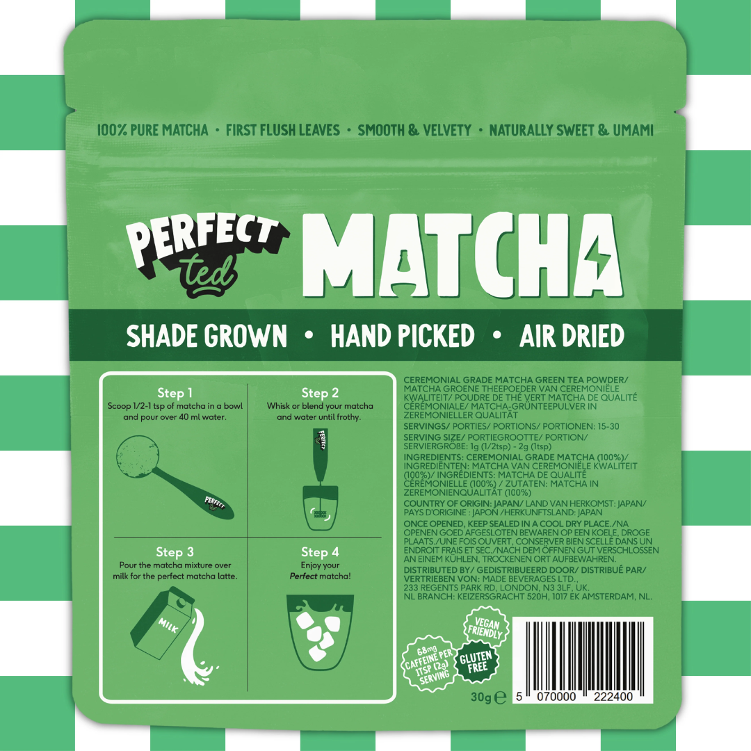 Perfect Ted Organic Ceremonial Grade Matcha