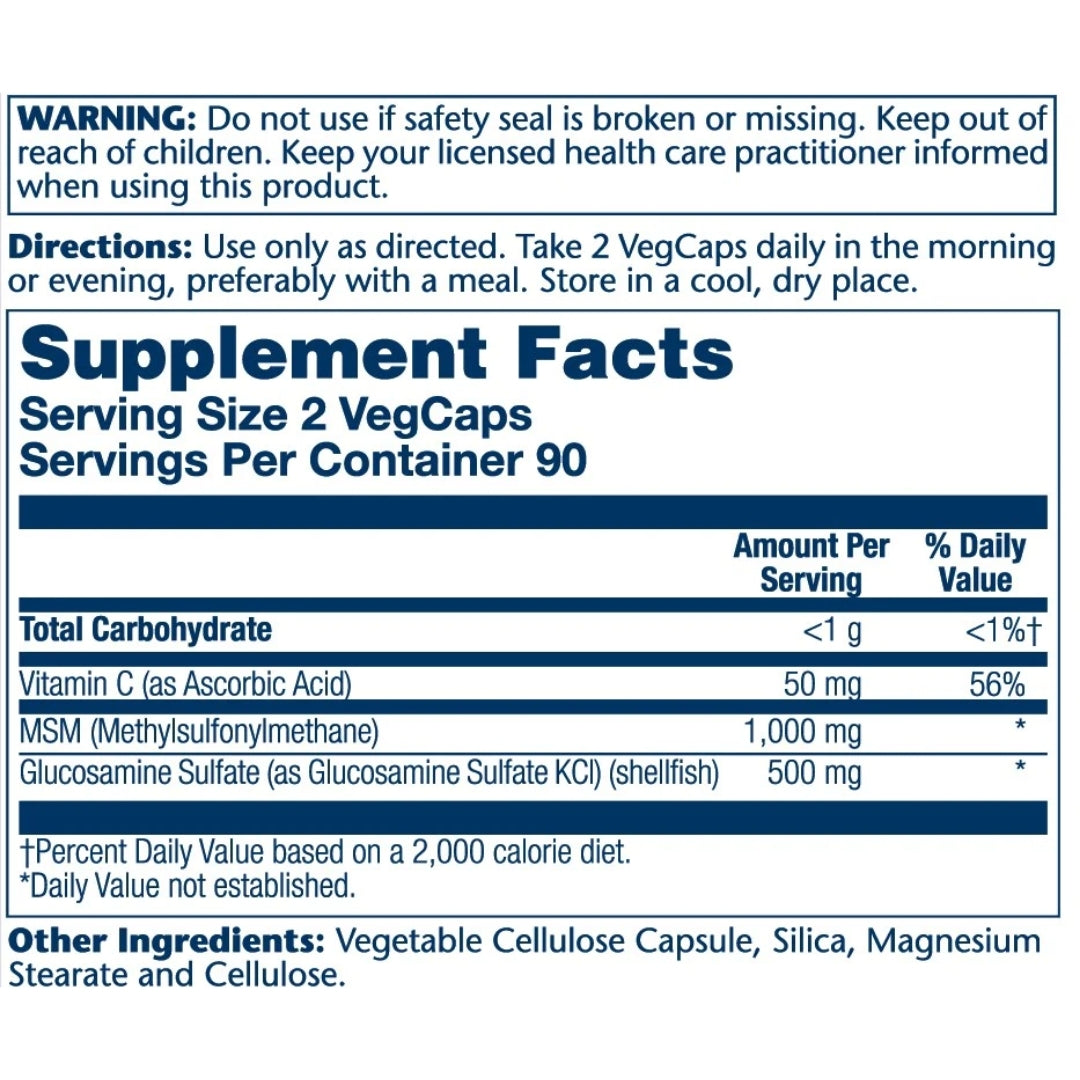 Solaray® MSM & Glucosamine
