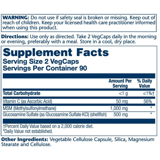Solaray® MSM & Glucosamine