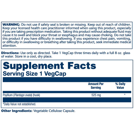 Solaray® Psyllium Husk 525mg