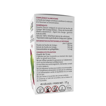 Arkopharma Arkocaps® Organic Ginkgo