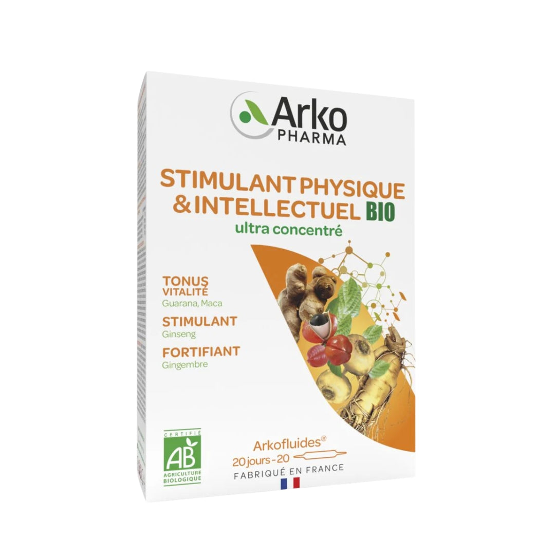 Arkopharma Arkofluids® Organic Physical & Intellectual Stimulant