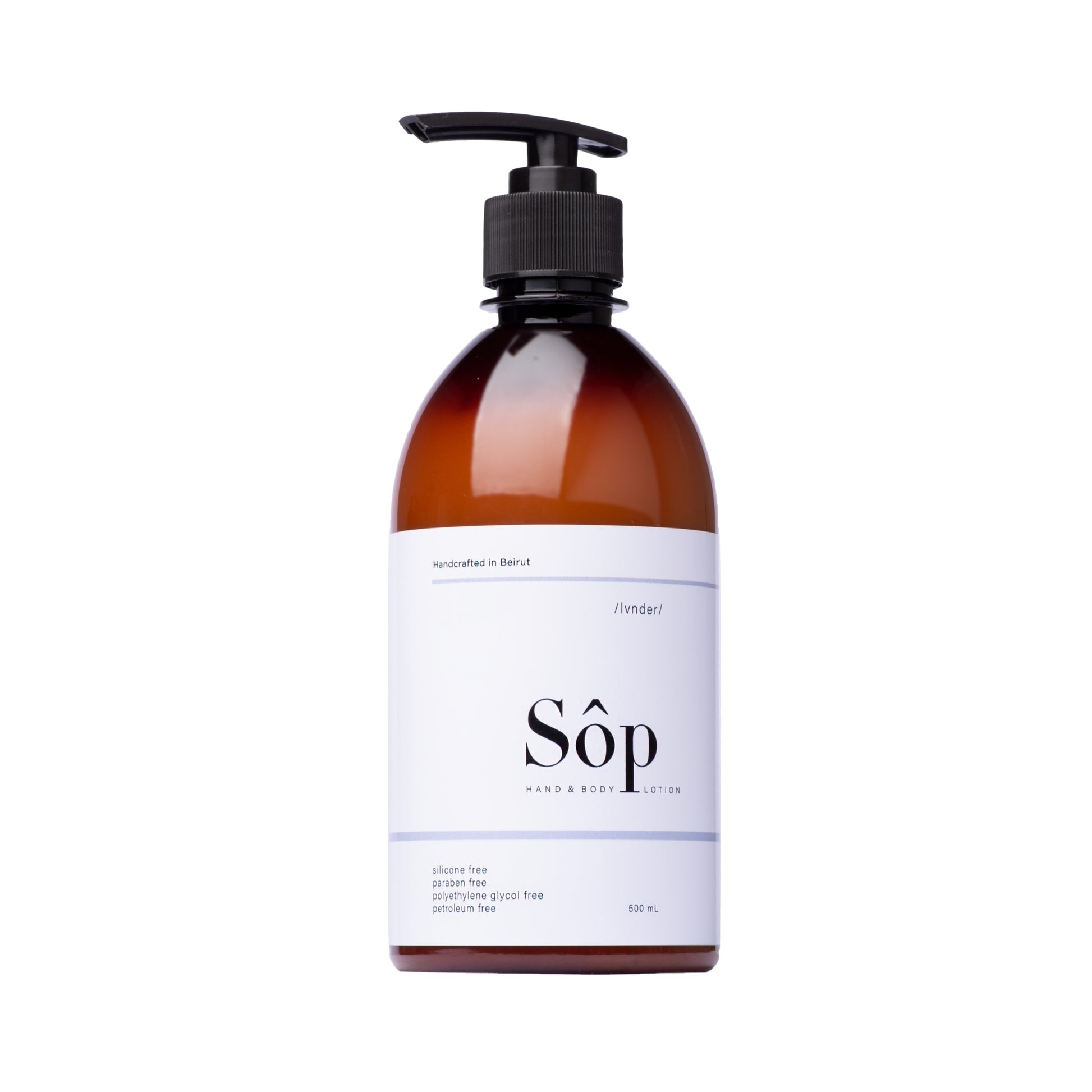 Atelier Beautanique Sôp Natural Hand & Body Lotion Lavender 500mL