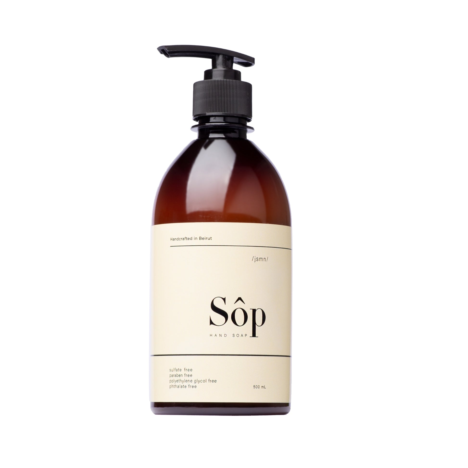 Atelier Beautanique Sôp Natural Liquid Soap Arabian Jasmine 500mL