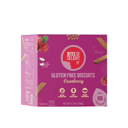 Bites Of Delight Gluten Free Cranberry Biscuits