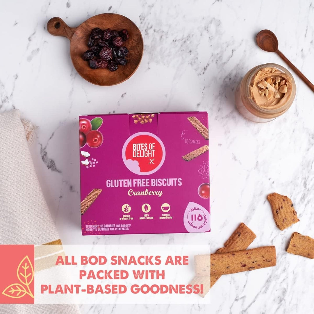 Bites Of Delight Gluten Free Cranberry Biscuits