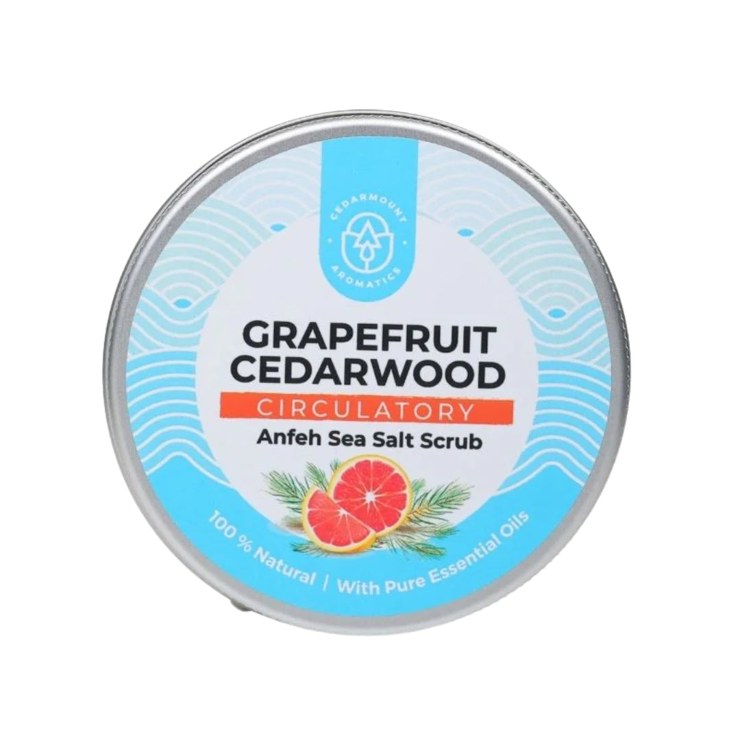 Cedarmount Aromatics Grapefruit Cedarwood Anfeh Sea Salt Circulatory Scrub