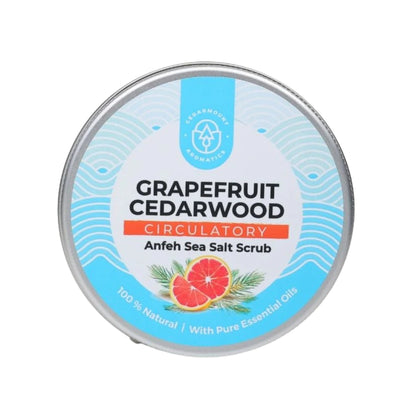 Cedarmount Aromatics Grapefruit Cedarwood Anfeh Sea Salt Circulatory Scrub