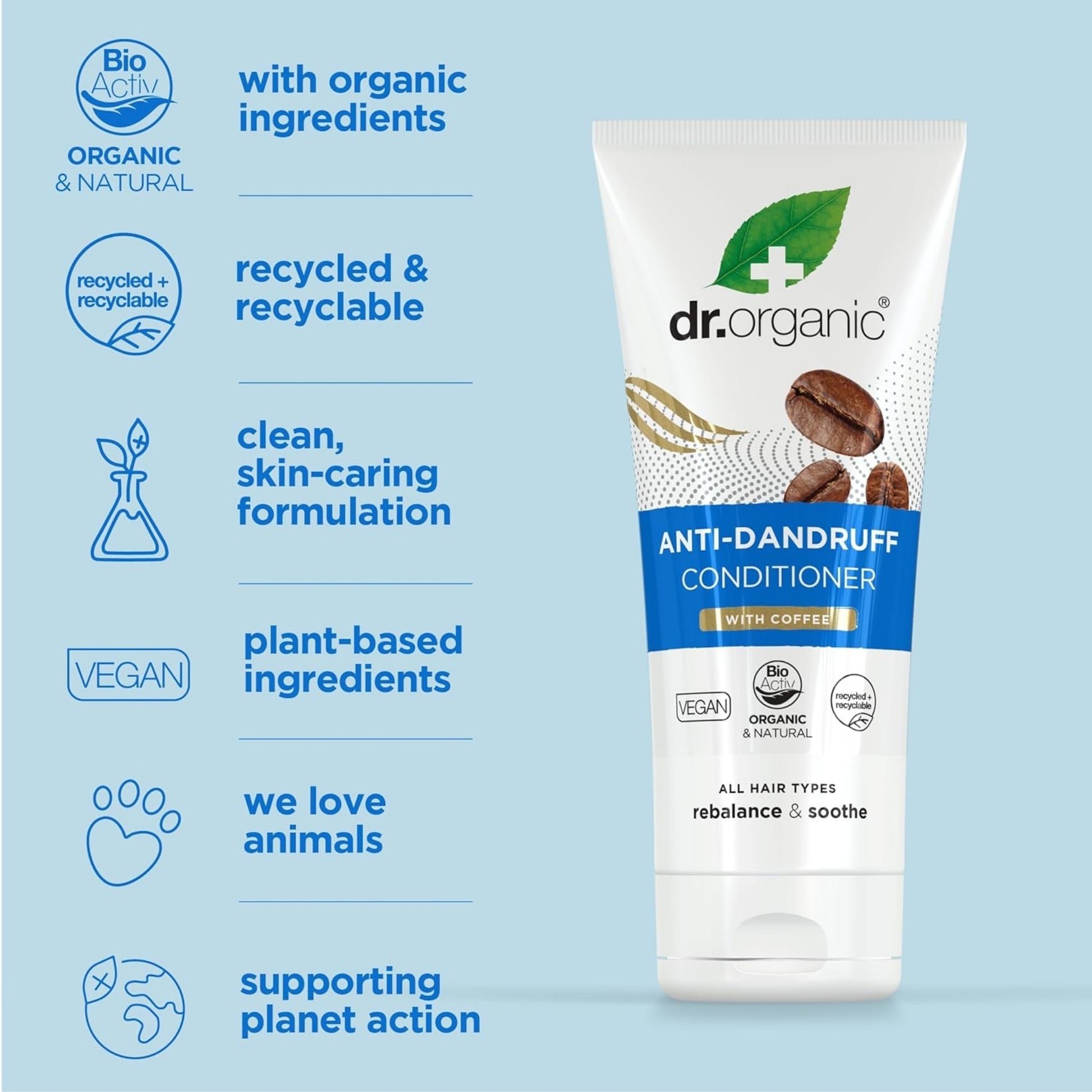 Dr. Organic® Coffee Anti-Dandruff Conditioner
