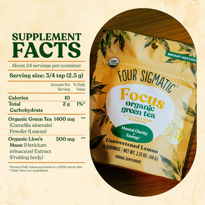 Focus Instant Organic Green Tea