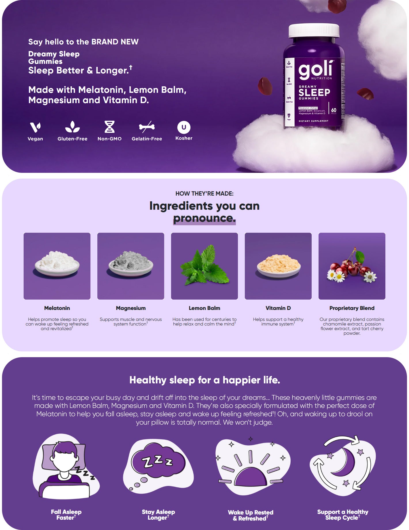 About Dreamy Sleep Gummies