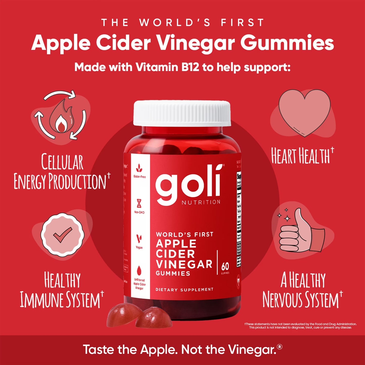 Goli® Apple Cider Vinegar Gummies Benefits
