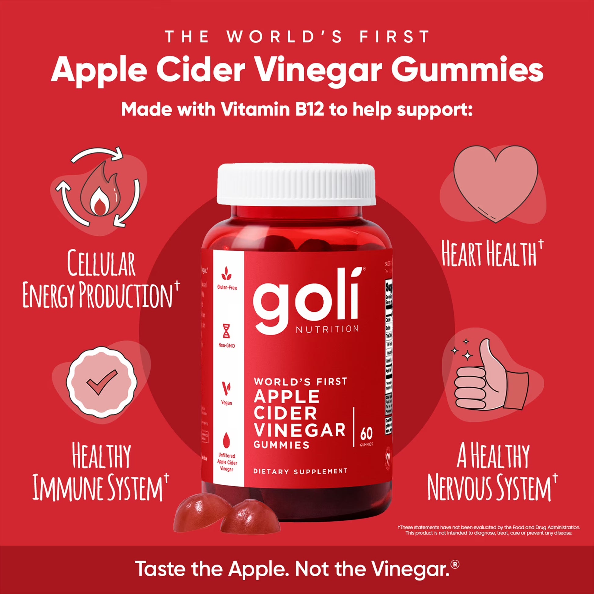 Goli® Apple Cider Vinegar Gummies Benefits