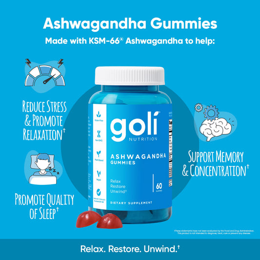 Goli® Ashwagandha Gummies Benefits