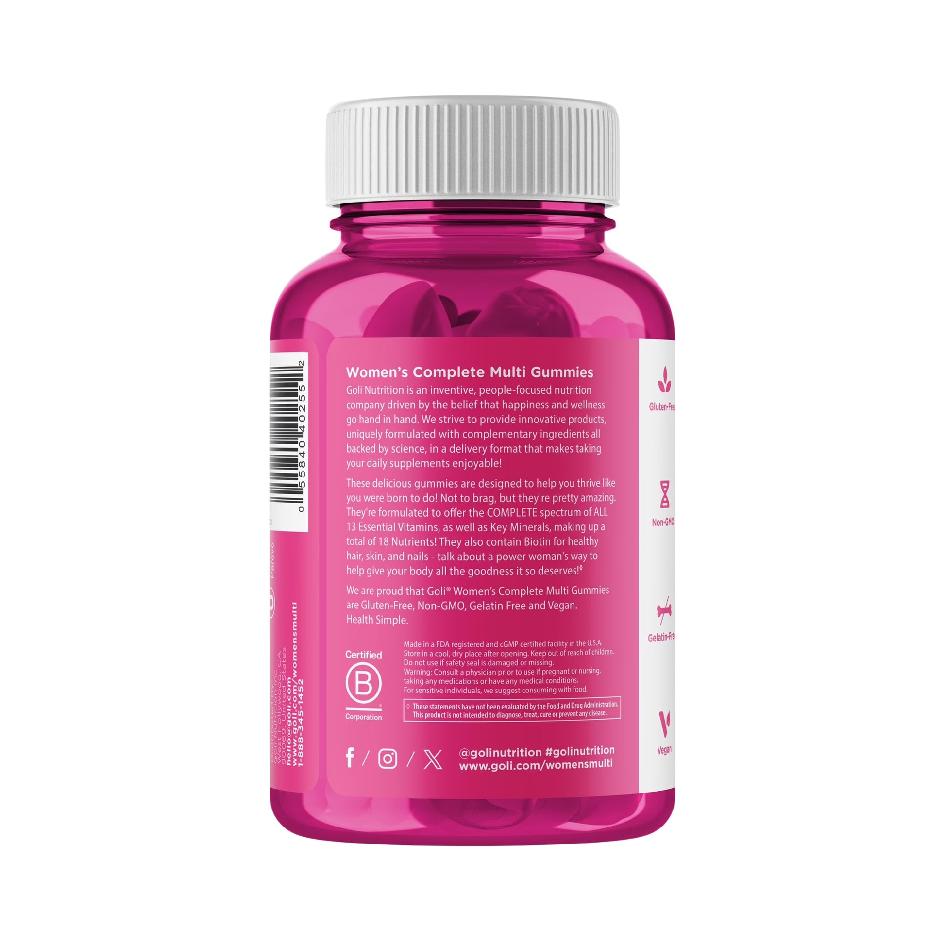 Goli® Women's Complete Multi Gummies