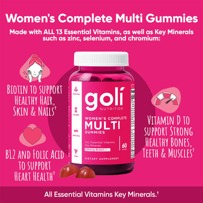 Goli® Women's Multi Gummies Benefits