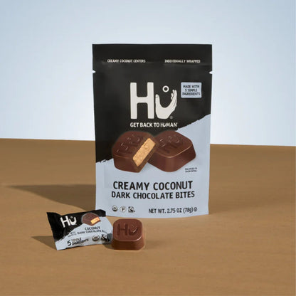Hu® Organic Creamy Coconut Dark Chocolate Bites
