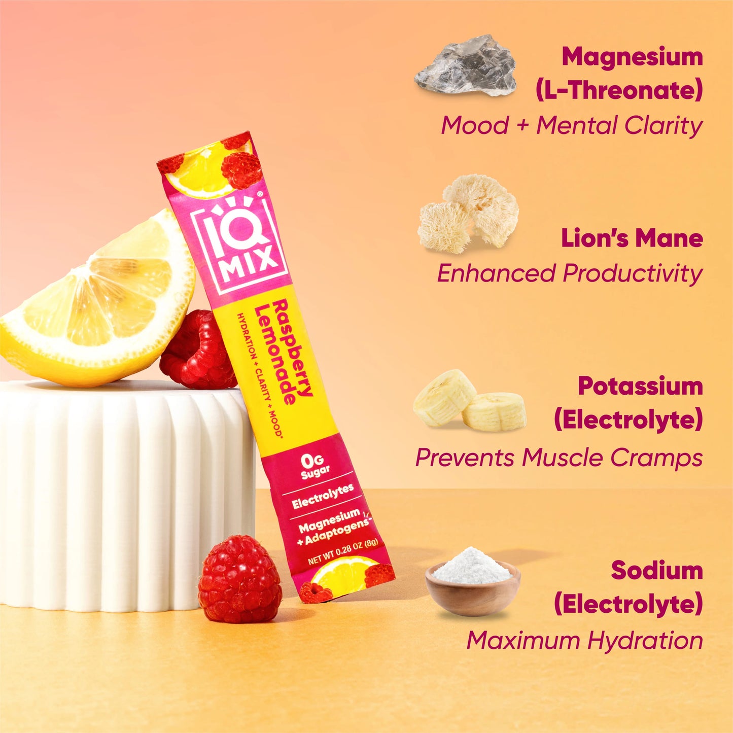 Raspberry Lemonade Enhanced Hydration Mix
