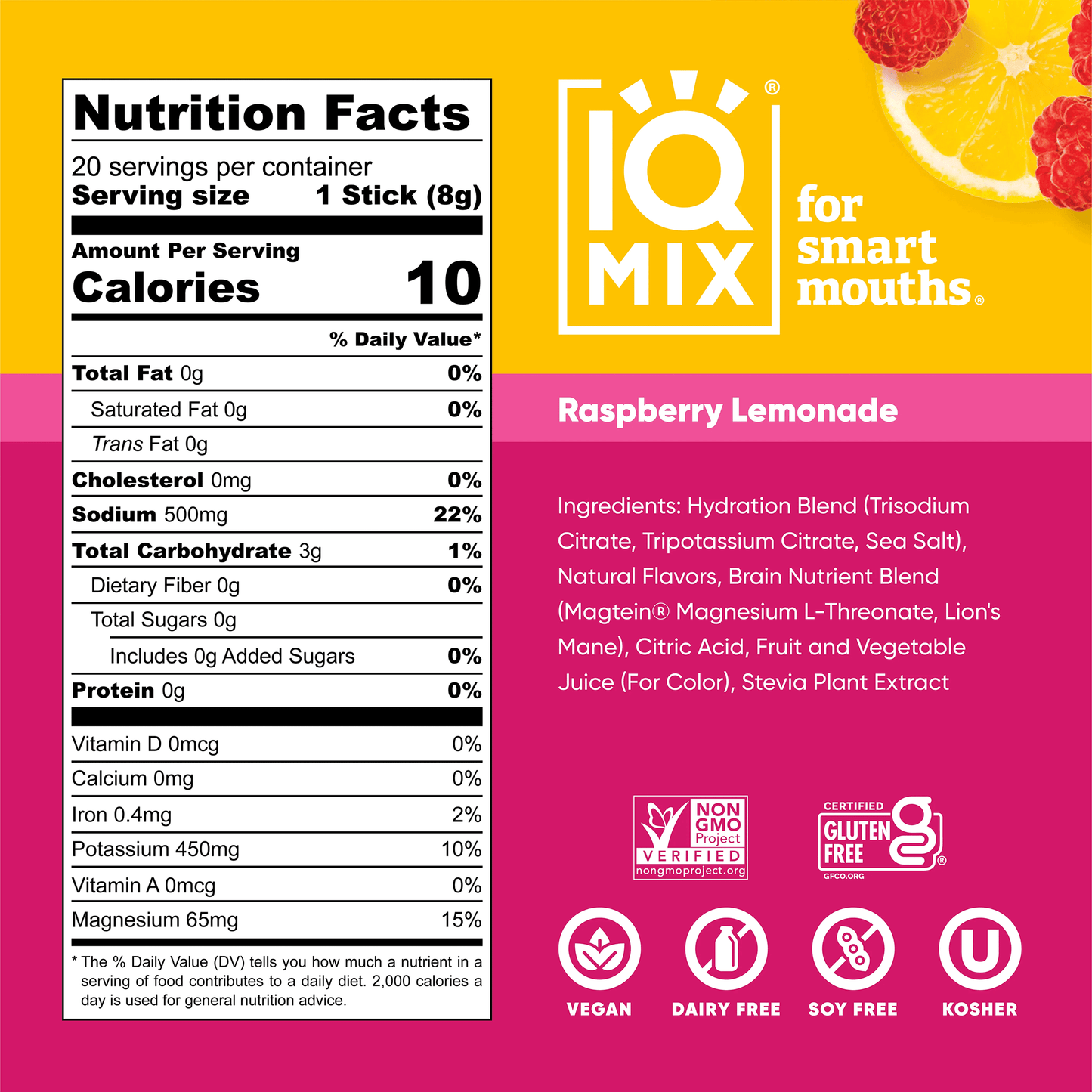 Raspberry Lemonade Enhanced Hydration Mix