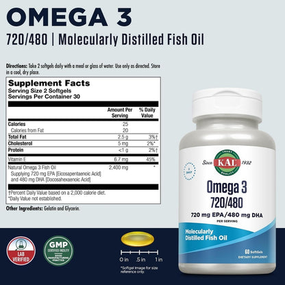 KAL Omega 3 720/480