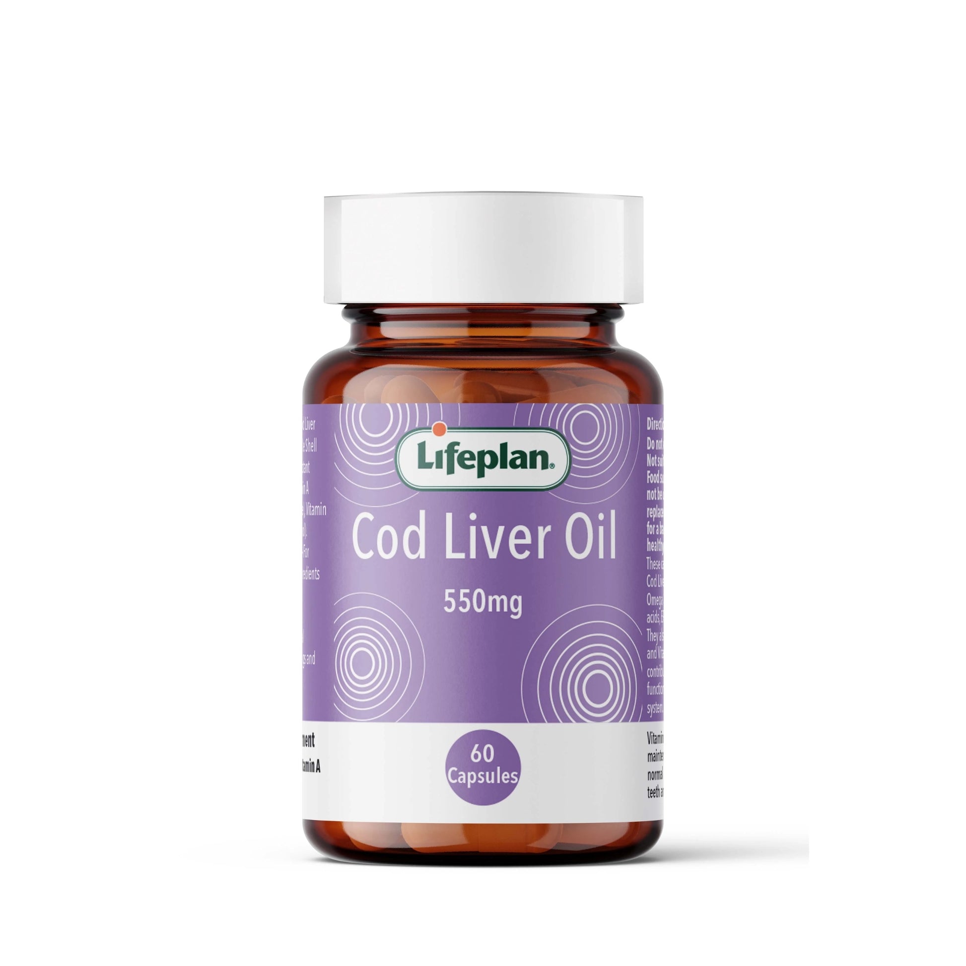 Lifeplan® Cod Liver Oil 550mg