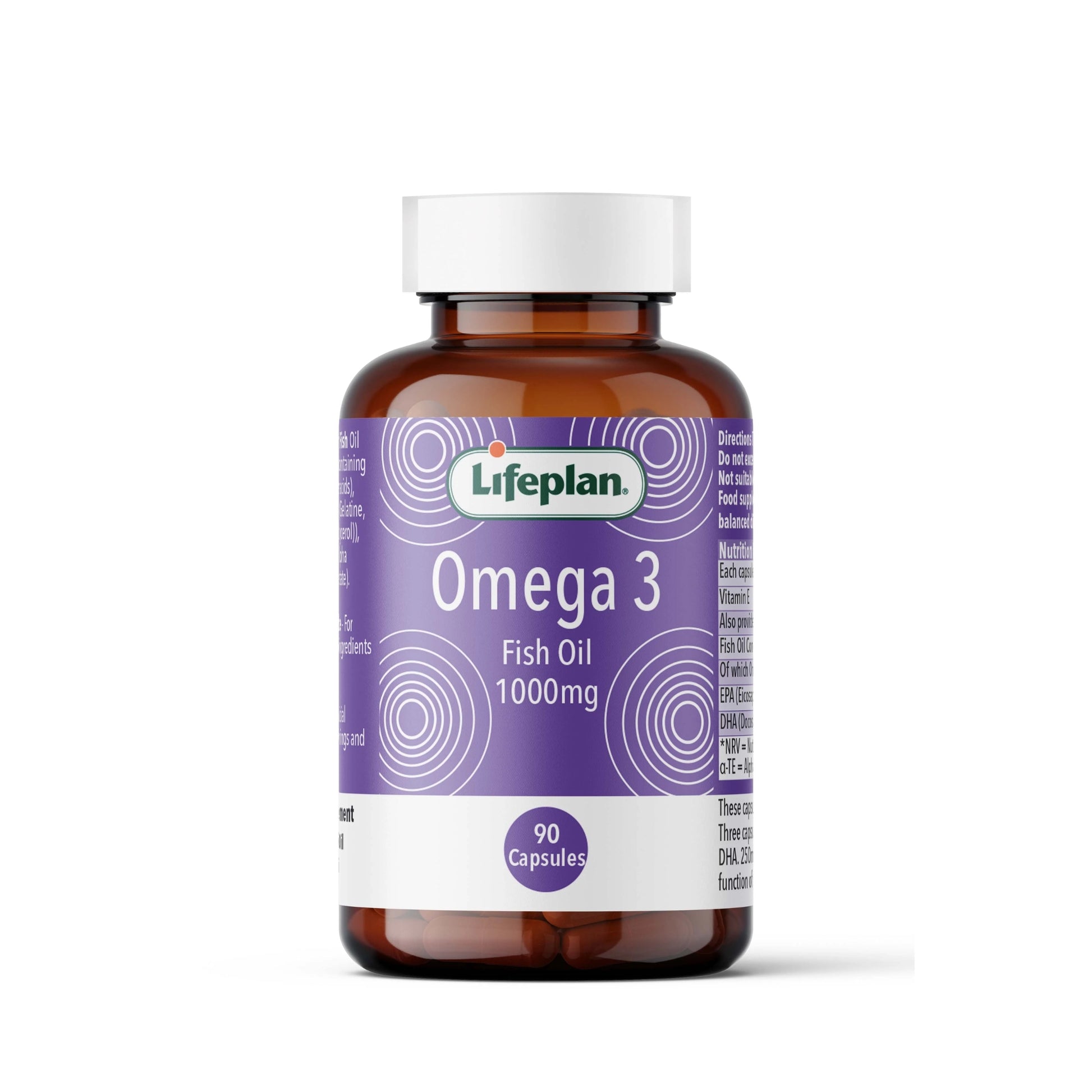Lifeplan® Omega 3 Fish Oil 1000mg