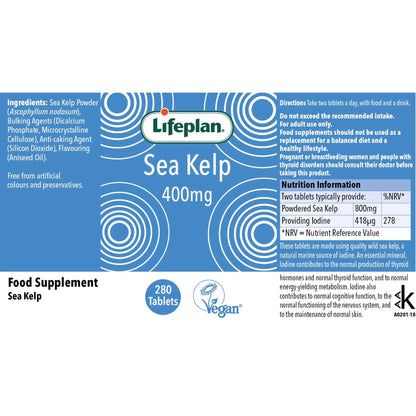 Lifeplan® Sea Kelp 400mg