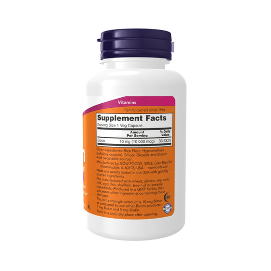 NOW® Foods Biotin 10000mcg