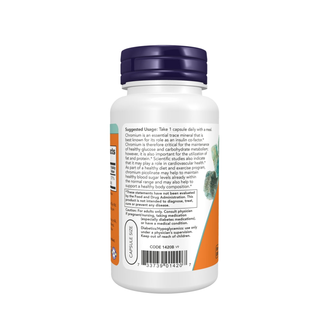 NOW® Foods Chromium Picolinate 200mcg