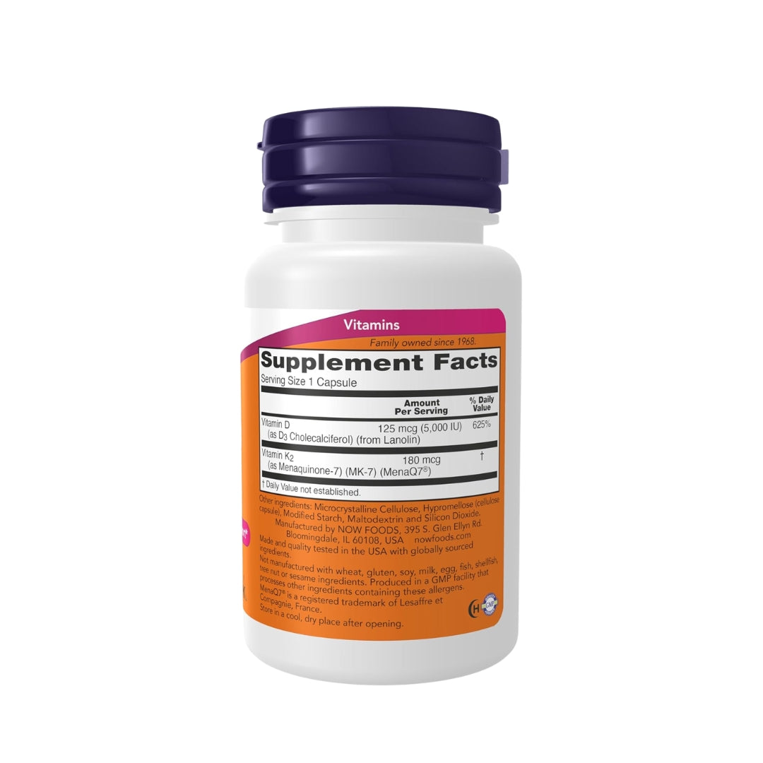 NOW® Foods Mega D3 & MK-7
