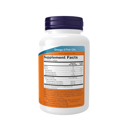 NOW® Foods Ultra Omega-3 Fish Oil