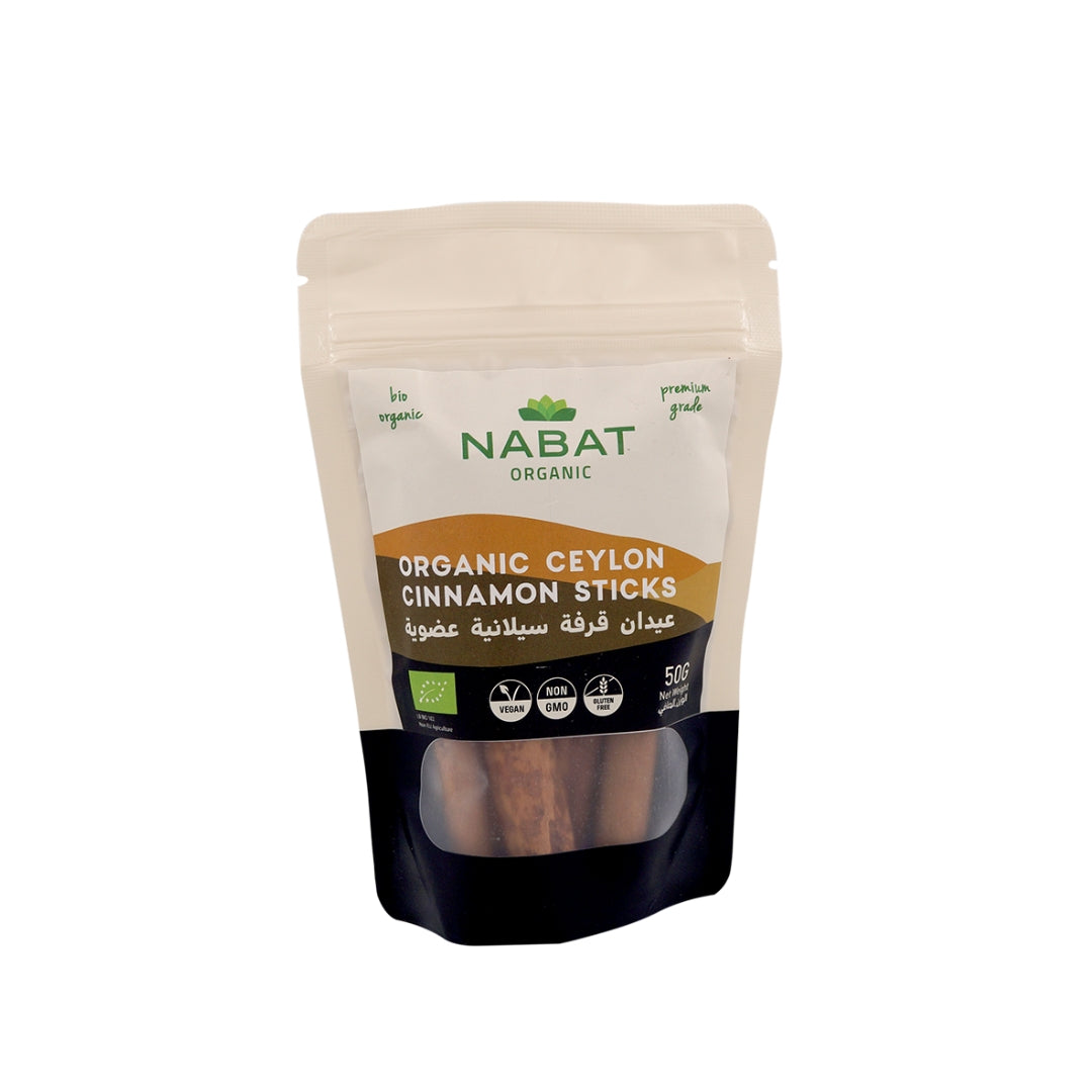 Organic Ceylon Cinnamon Quills 100g - Premium Extra Long, Fragrant, Chemical-Free Cinnamon Sticks