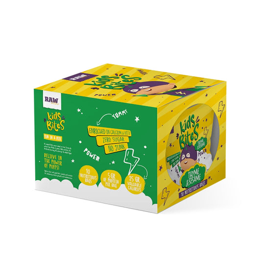 Raw Bites Kids Bites Thyme & Sesame Puffs Case