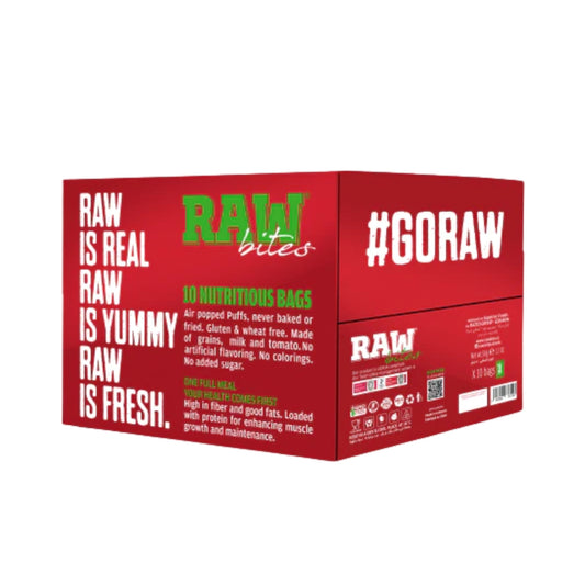 Raw Bites Sundried Tomato & Chili Protein Puffs Case