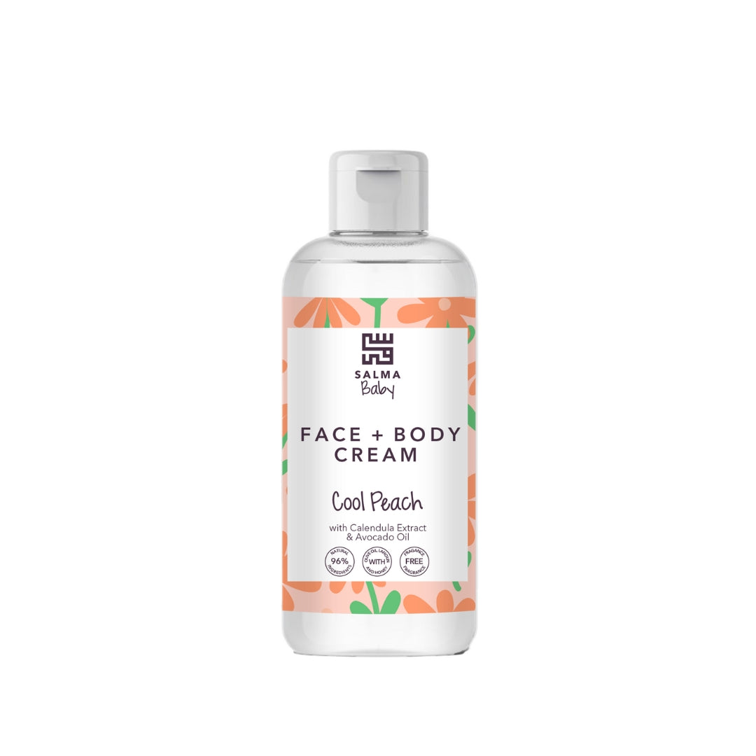 Salma Baby Face & Body Cream Cool Peach 100mL